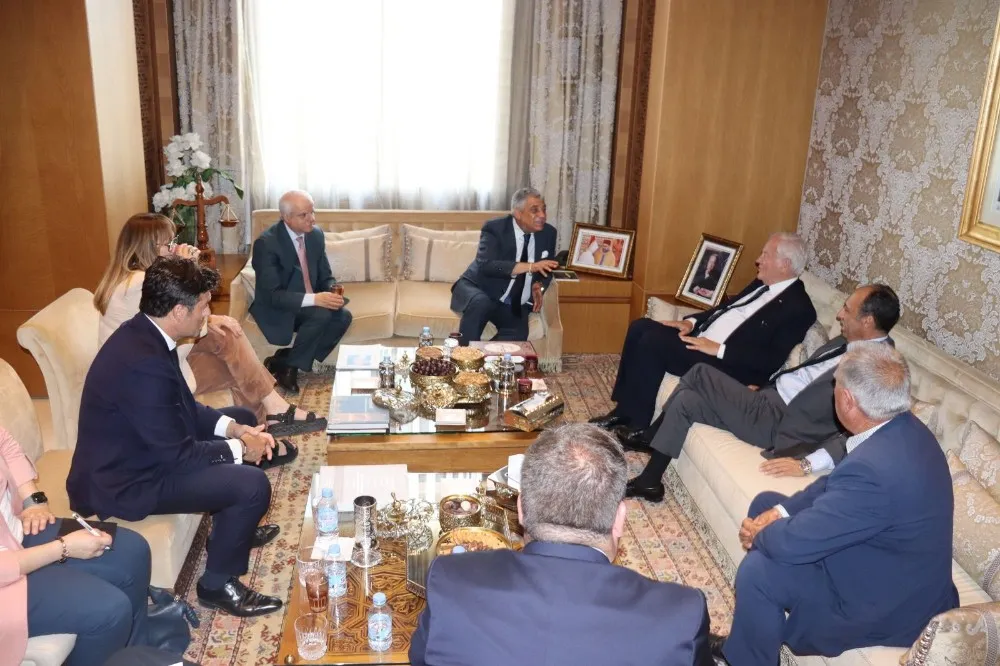 صورة استقبال وفد برلماني من مجلس الشيوخ الفرنسي