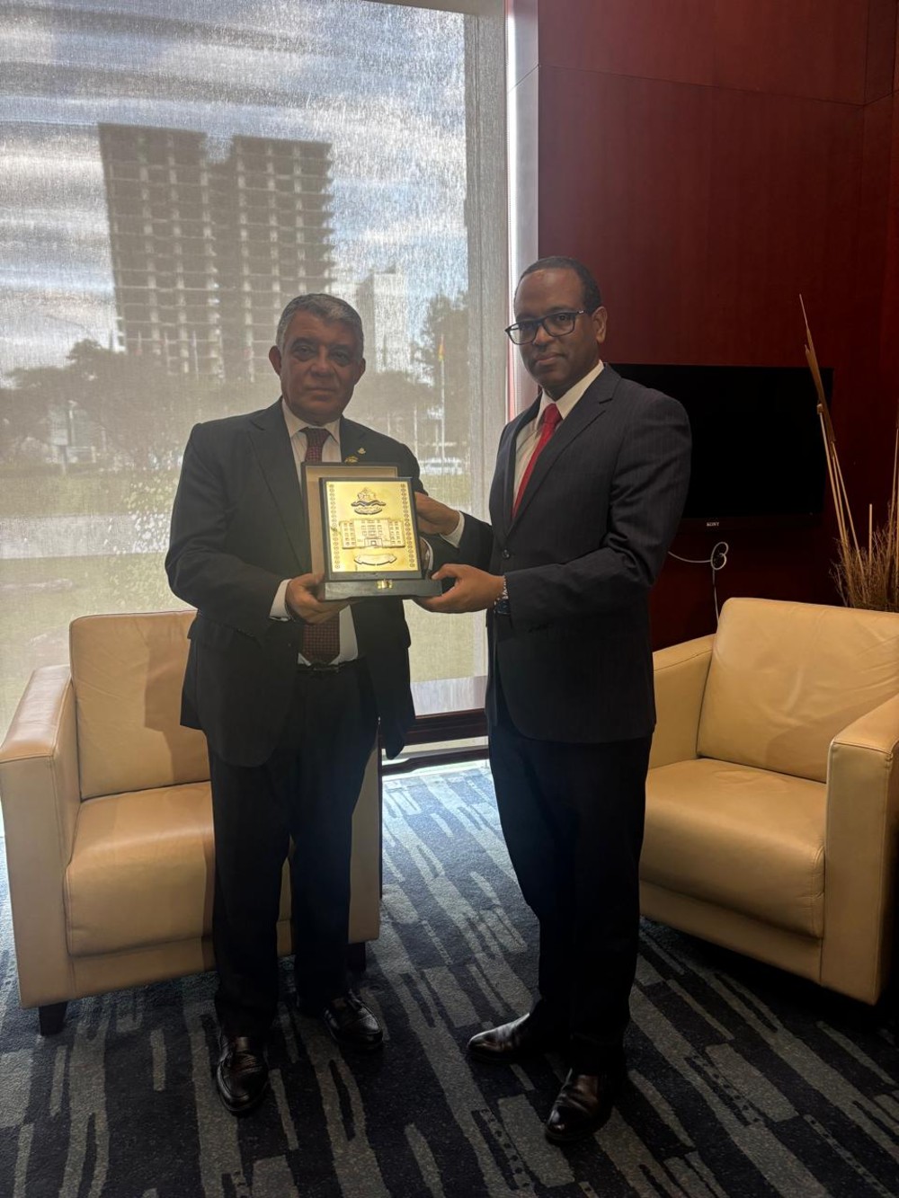 صورة الندوة القانونية الدولية الرابعة  لمؤتمر الهيئات القضائية الدستورية الإفريقية