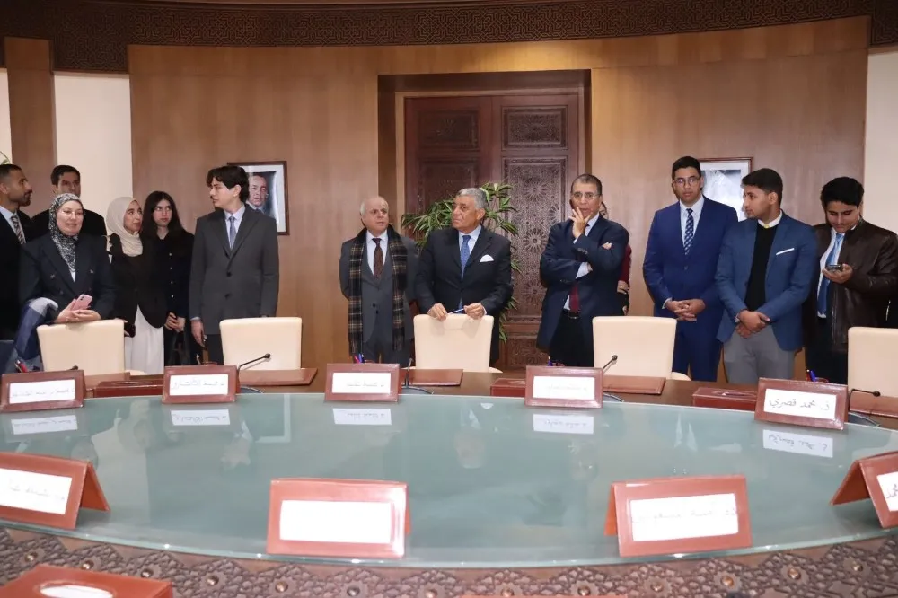 صورة النشاط استقبال وفدين طلابيين من فاس والرباط بالمحكمة الدستورية
