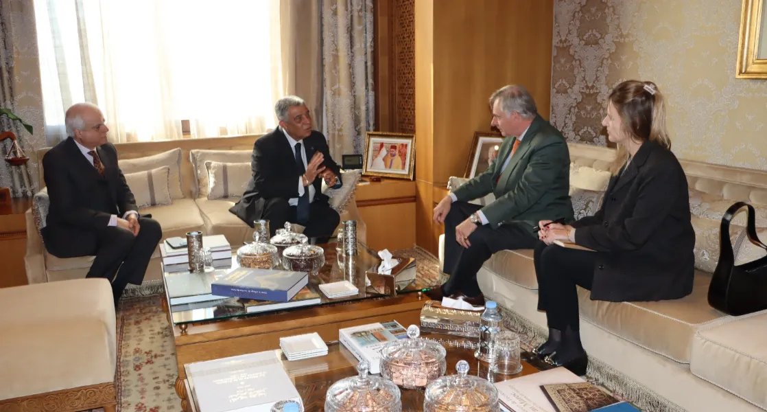 صورة النشاط استقبال سفير مملكة بلجيكا بمقر المحكمة الدستورية